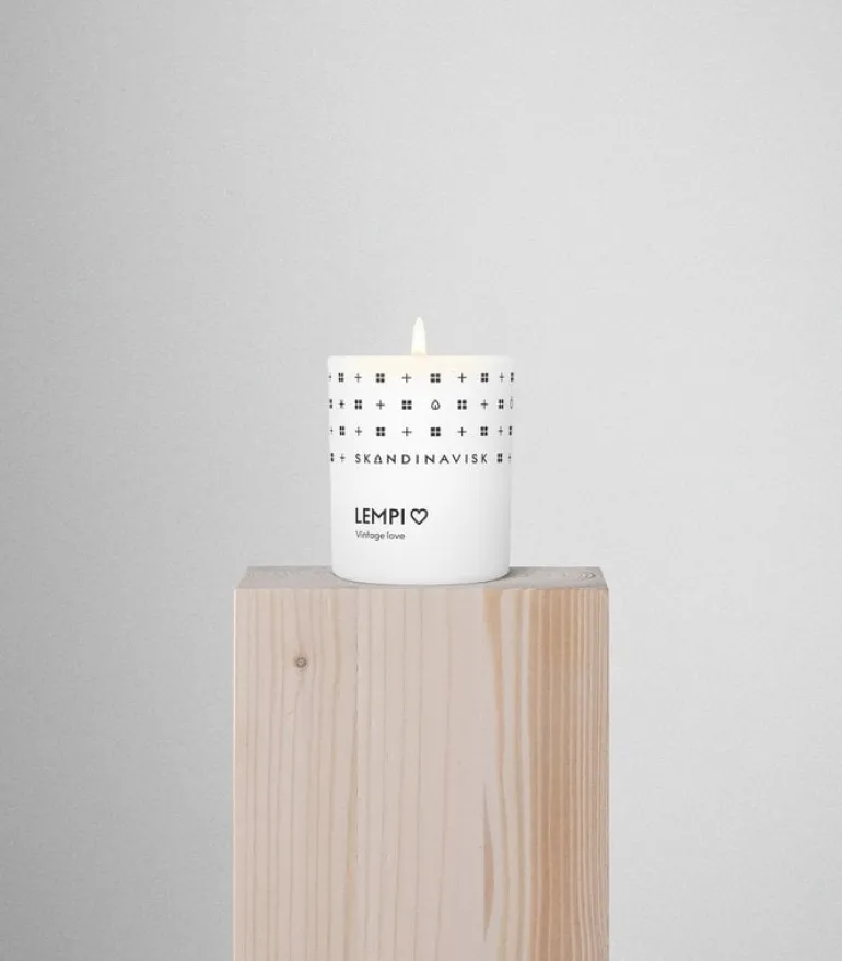 Skandinavisk LEMPI doftljus med lock, litet