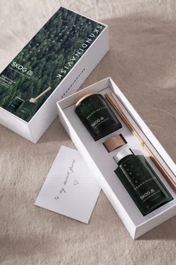 Skandinavisk Set med doftljus och doftstickor, SKOG