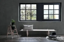 Skovshoved Møbelfabrik OGK dagbädd, bok - linne