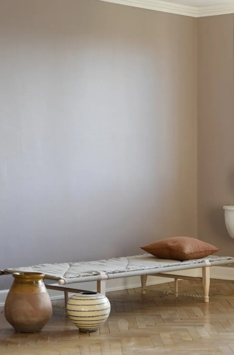 Skovshoved Møbelfabrik OGK dagbädd, ek - linne