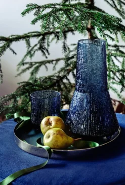 Skultuna Karui bricka, mörkgrönt läder