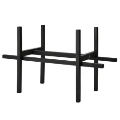 Squarely Copenhagen GrowWIDE odlingslåda med ställning, svart - oljad ask