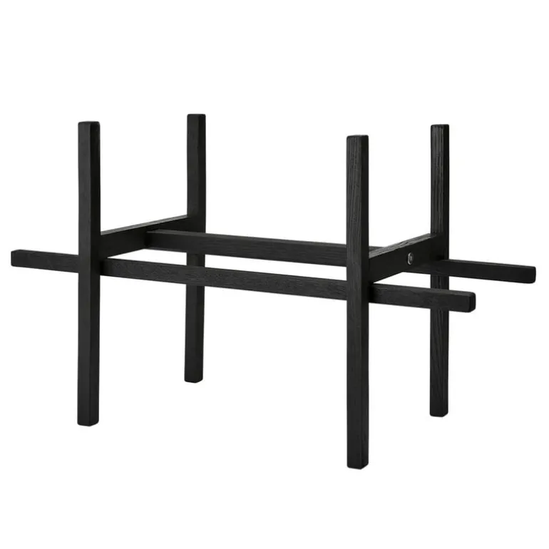 Squarely Copenhagen GrowWIDE odlingslåda med ställning, svart - oljad ask