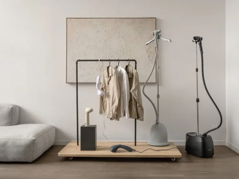 Steamery Cirrus No. 3 steamer med strykjärn, sand