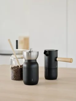 Stelton Collar kaffekvarn, svart - stål