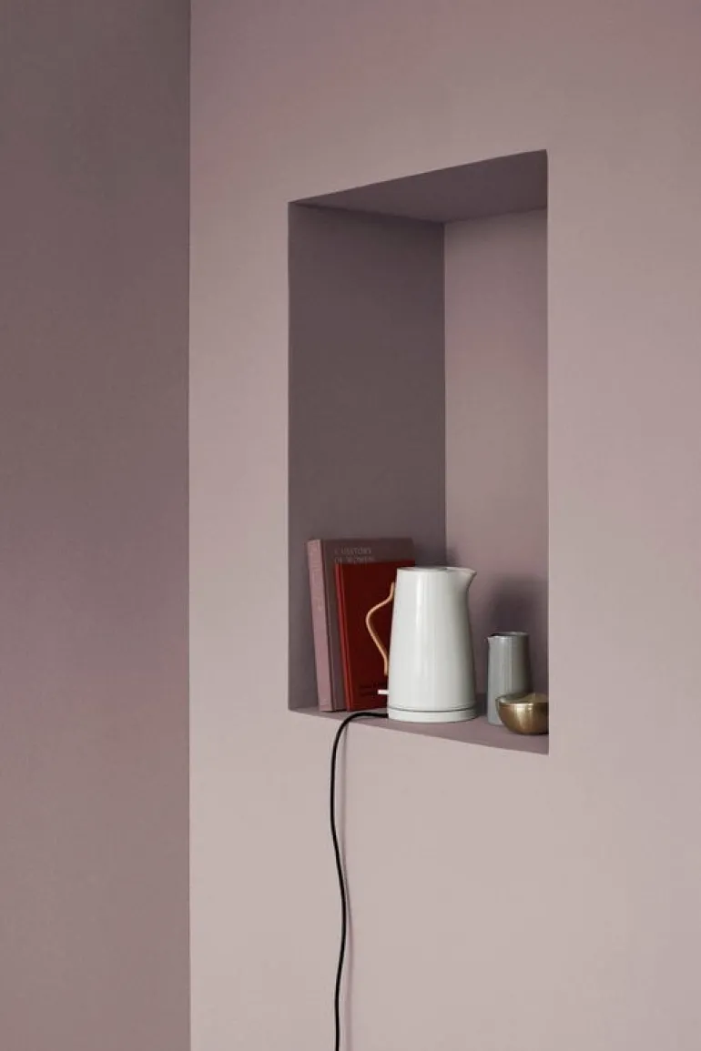 Stelton Emma vattenkokare, vit krita