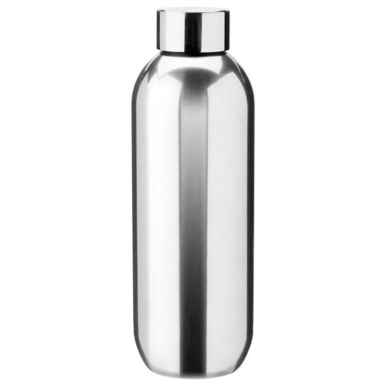 Stelton Keep Cool vattenflaska, 0,6 L, stål