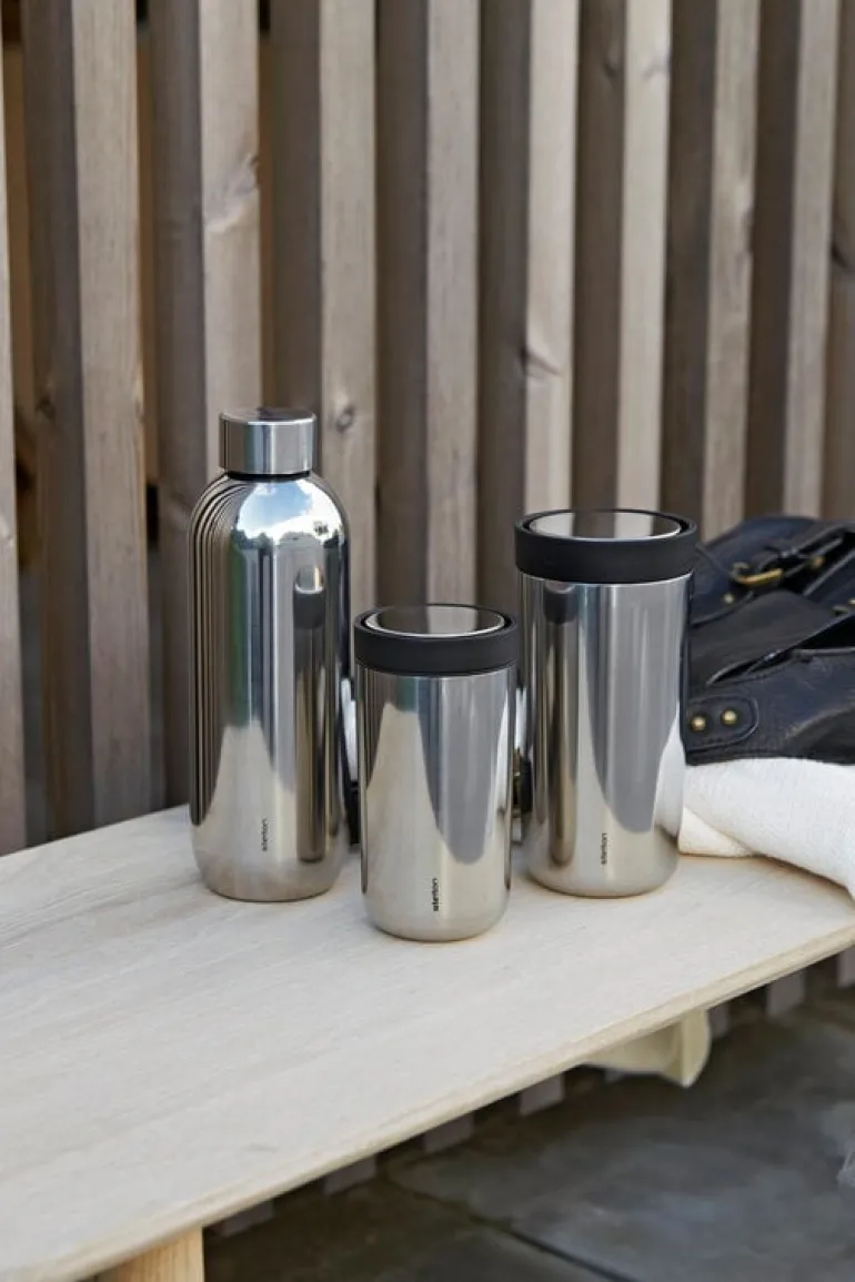 Stelton Keep Cool vattenflaska, 0,6 L, stål