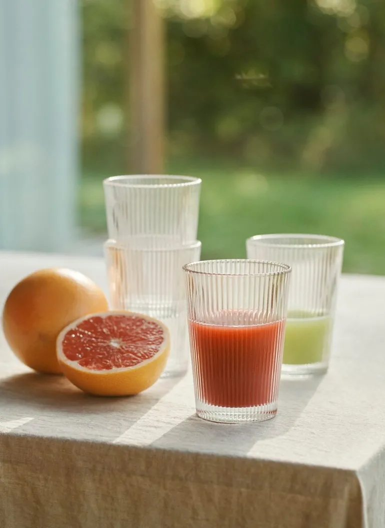 Stelton Pilastro dricksglas, 24 cl, 6 stycken, klar