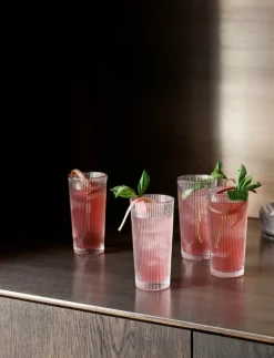 Stelton Pilastro höga dricksglas, 30 cl, 4 st, klar