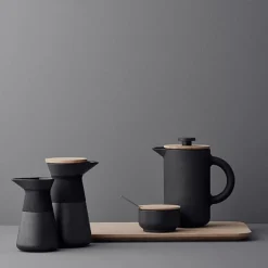Stelton Theo French kaffepress, svart