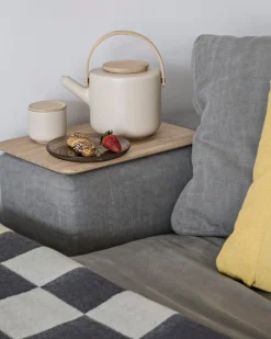 Stelton Theo tekopp med underlägg, sand