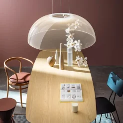 Stilnovo Demi pendel, 95 cm, Dali, vit