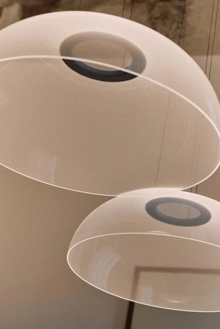 Stilnovo Demi pendel, 70 cm, fasad skärning, vit