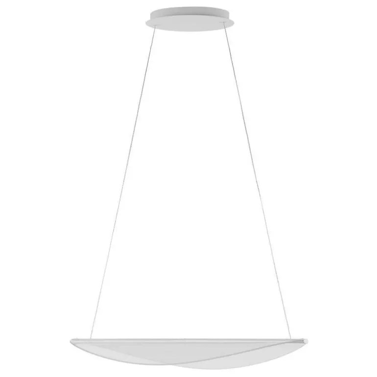 Stilnovo Diphy pendellampa, 96 cm, DALI, vit