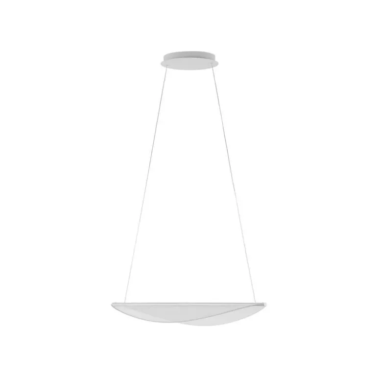 Stilnovo Diphy pendellampa, 76 cm, DALI, vit