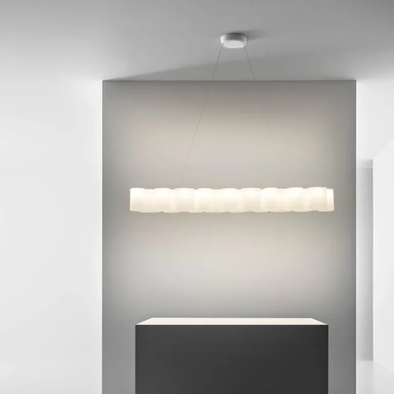 Stilnovo Honey pendel, 139 cm, vit