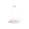Stilnovo Honey pendellampa, rund, 60 cm, vit