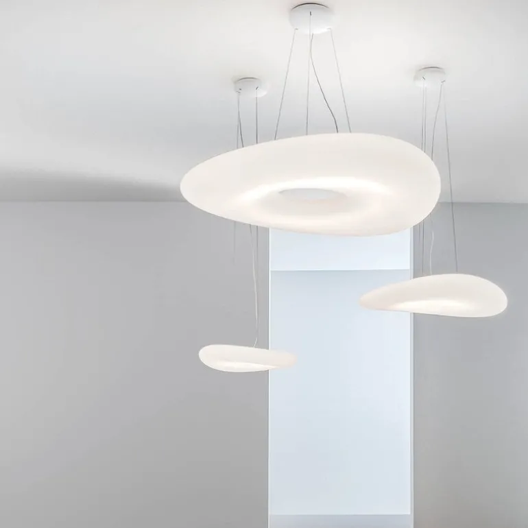 Stilnovo Mr. Magoo pendel, 76 cm, DALI, vit