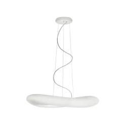 Stilnovo Mr. Magoo pendellampa, 76 cm, fasad, vit