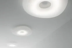 Stilnovo Mr. Magoo taklampa, 52 cm, vit