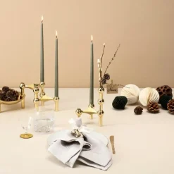 STOFF Copenhagen STOFF Nagel ljushållare, 3-pack, mässing