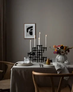 STOFF Copenhagen STOFF Nagel ljushållare, 3-pack, mattsvart