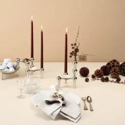 STOFF Copenhagen STOFF Nagel ljushållare, krom