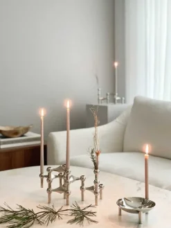 STOFF Copenhagen STOFF Nagel ljushållare, krom