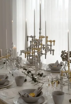 STOFF Copenhagen STOFF Nagel ljushållare, krom