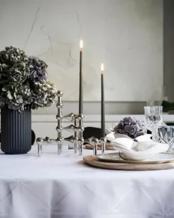 STOFF Copenhagen STOFF Nagel ljushållare, krom