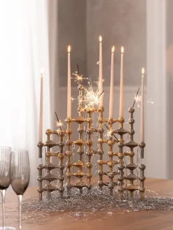 STOFF Copenhagen STOFF Nagel ljushållare, krom