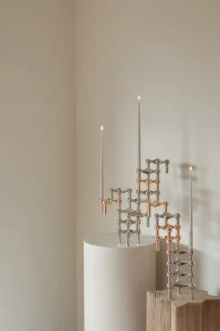 STOFF Copenhagen STOFF Nagel ljusstake, roséguld