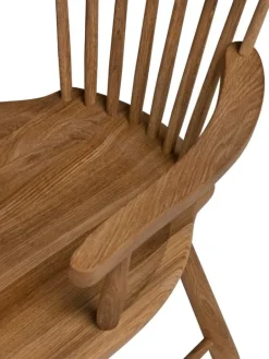 Stolab Lilla Åland karmstol, oljad ek