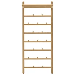 Stolab Miss Holly ribbstol med hylla, oljad ek