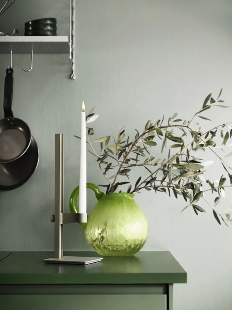 String Furniture Museum ljusstake, grön