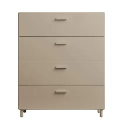 String Furniture Relief byrå med ben, bred, beige