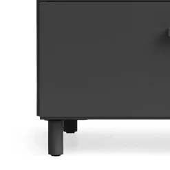 String Furniture Relief byrå med ben, låg, grå