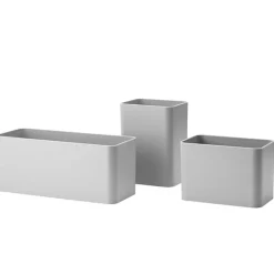 String Furniture String förvaring, 3-pack, grå