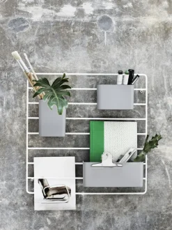 String Furniture String förvaring, 3-pack, grå