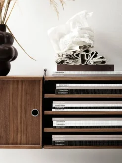 String Furniture String gavel 50 x 30 cm, 2-pack, brun