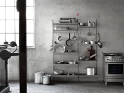 String Furniture String golvpanel 200 x 30 cm, 1-pack, grå