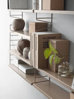 String Furniture String gavel 50 x 20 cm, 2-pack, beige