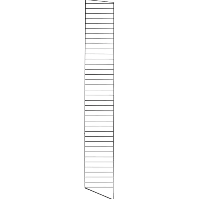 String Furniture String golvgavel 200 x 30 cm, 1-pack, svart