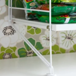 String Furniture String golvgavlar, 200 x 30 cm, 2-pack, vit