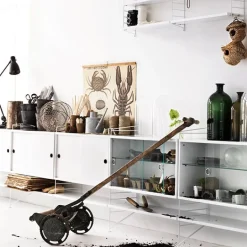 String Furniture String golvgavel 85 x 30 cm, 1-pack, vit