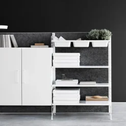 String Furniture String golvgavel 115 x 30 cm, 2-pack, vit