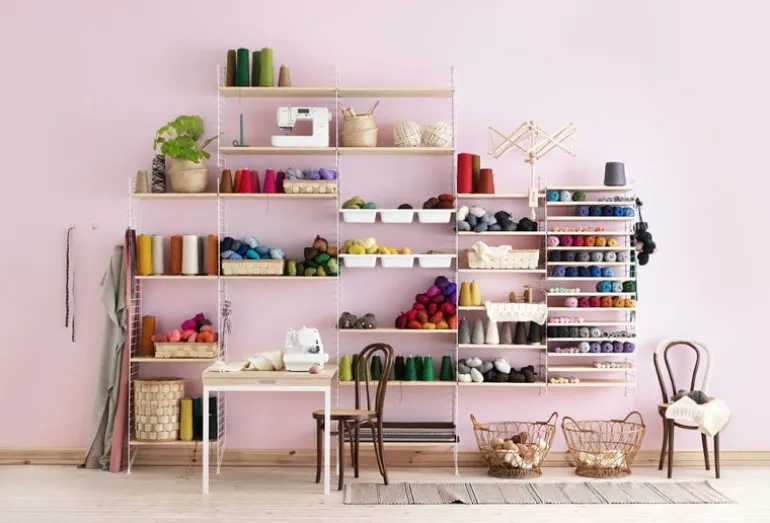 String Furniture String golvgavel, 200 x 30 cm, 1-pack, vit