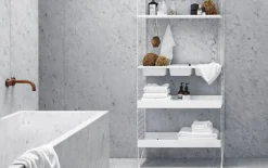 String Furniture String golvgavel, 200 x 30 cm, 1-pack, vit