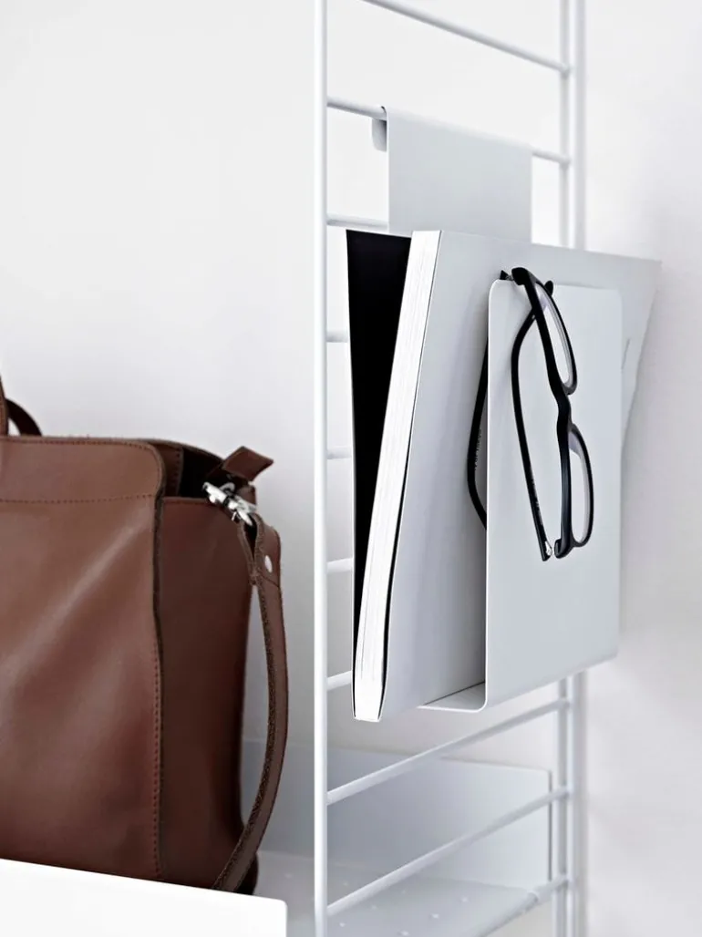 String Furniture String golvgavel, 200 x 30 cm, 1-pack, vit